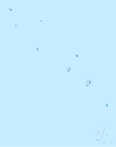 Mapa konturowa Tuvalu, po prawej znajduje się punkt z opisem „Motugie”