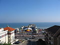 Der Pier in Hastings am 17. August 2005