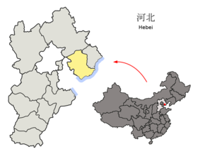 Localisation de Tangshan