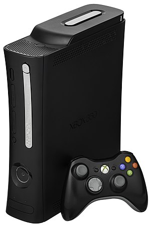 An Xbox 360 Elite.