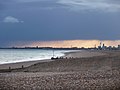 Image 12Hayling Island's mainly shingle beach with Portsmouth's Spinnaker Tower beyond (from Portal:Hampshire/Selected pictures)