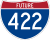 Future Interstate 422 marker