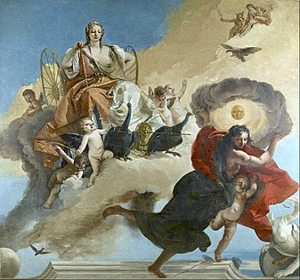 Junon et Lune Giambattista Tiepolo, 1735-1745 Musée des Beaux-Arts de Houston[19]