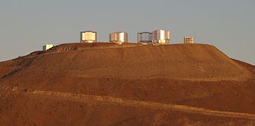 Le plateau du mont Paranal.