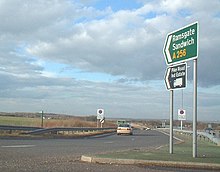 A2 - A256 junction - geograph.org.uk - 124432.jpg