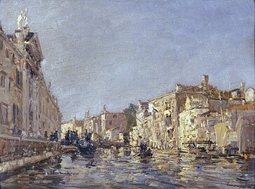 Rio di San Giovanni e Paolo a Venezia (1925), Collezioni d'arte della Fondazione Cariplo