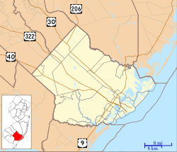 Absecon is located in Atlantic County, New Jersey