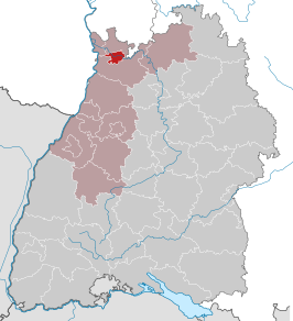 Kaart van Heidelberg