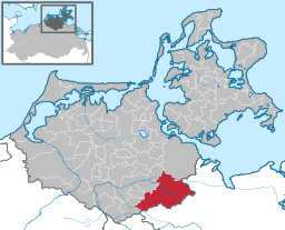 Läget för kommunen Süderholz i Landkreis Vorpommern-Rügen