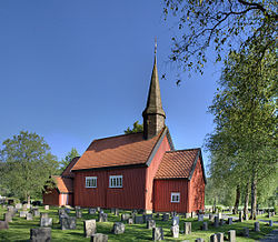 View of the village church