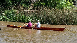 Rowing on the Luján river at Tigre