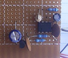 Circuit d'un timer 555.