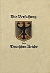 The Weimar constitution