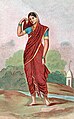 Image 10Hindu lady wearing sari, one of the most ancient and popular pieces of clothing in the Indian subcontinent. (from Fashion)