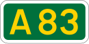 A83 road