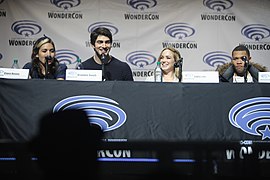 Ciara Renée, Brandon Routh, Caity Lotz & Franz Drameh (25891989100).jpg