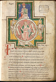 Rod Fortuna, dornskrid Carmina Burana, c. 1230