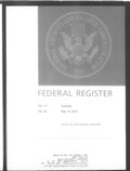 Thumbnail for File:Federal Register 2012-05-15- Vol 77 Iss 95 (IA sim federal-register-find 2012-05-15 77 95).pdf