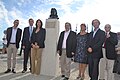 Inauguration du monument à la mémoire de Daniel de La Touche de la Ravardière à Cancale.