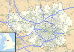 Bramall Hall is situated in the southern part of Greater Manchester, in the borough of Stockport, close to the borders with Cheshire and Derbyshire. It is in the north-west of England.