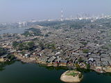 Gulshan Thana slum (from east), 2010