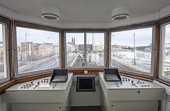 Manöverrummet, vy mot Södermalm.