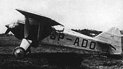 A PZL P.1 második prototípusa