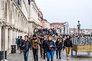 Tourists in Venice