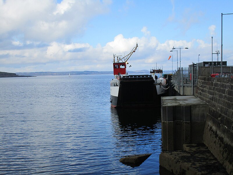 File:Ferry moored at Largs Pier - geograph.org.uk - 4897366.jpg