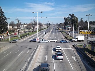 Intersection along Route 3