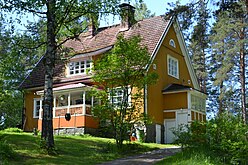 Một ngôi nhà Phần Lan truyền thống từ đầu thế kỷ 20 tại Jyväskylä