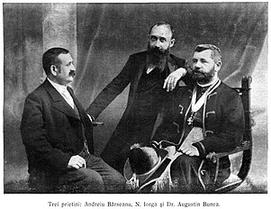 Andrei Barseanu • Nicolae Iorga • Augustin Bunea