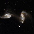 Arp 240 (NGC 5257 und NGC 5258)