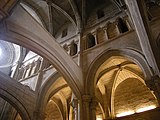 Interior da Catedral, nesta sección de estilo gótico.