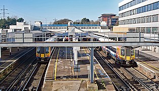 Southampton Central Station from footbridge