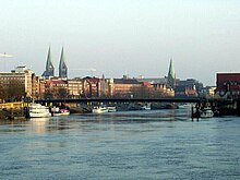 La Weser à Brême.