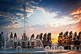 Fountain in Almaty