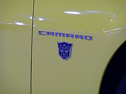 Loga Camaro autobot