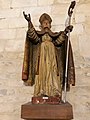 Estatua de San Rosendo na basílica de San Martiño de Mondoñedo (Foz).