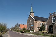 L'église protestante dans la rue.