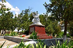 Holodomor mass grave memorial