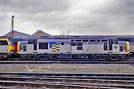 37 667, Class 37/5 at Eastleigh