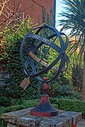 Astrolabe in Guildford House courtyard