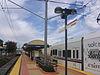 A train at Almaden station, 2012