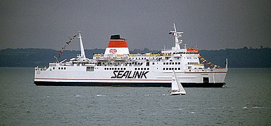 Chartres train ferry in the Solent