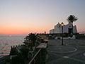 tramonto sulla Chiesa del Soccorso, Forio, isola d'Ischia