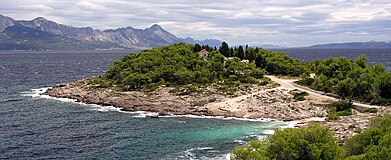 A Brač-sziget keleti fokának látképe