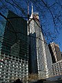 La Bank of America Tower in costruzione nel gennaio 2008