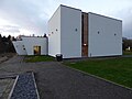 The main entrance to the community centre.