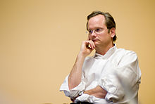 Fotografia del professor Lawrence Lessig